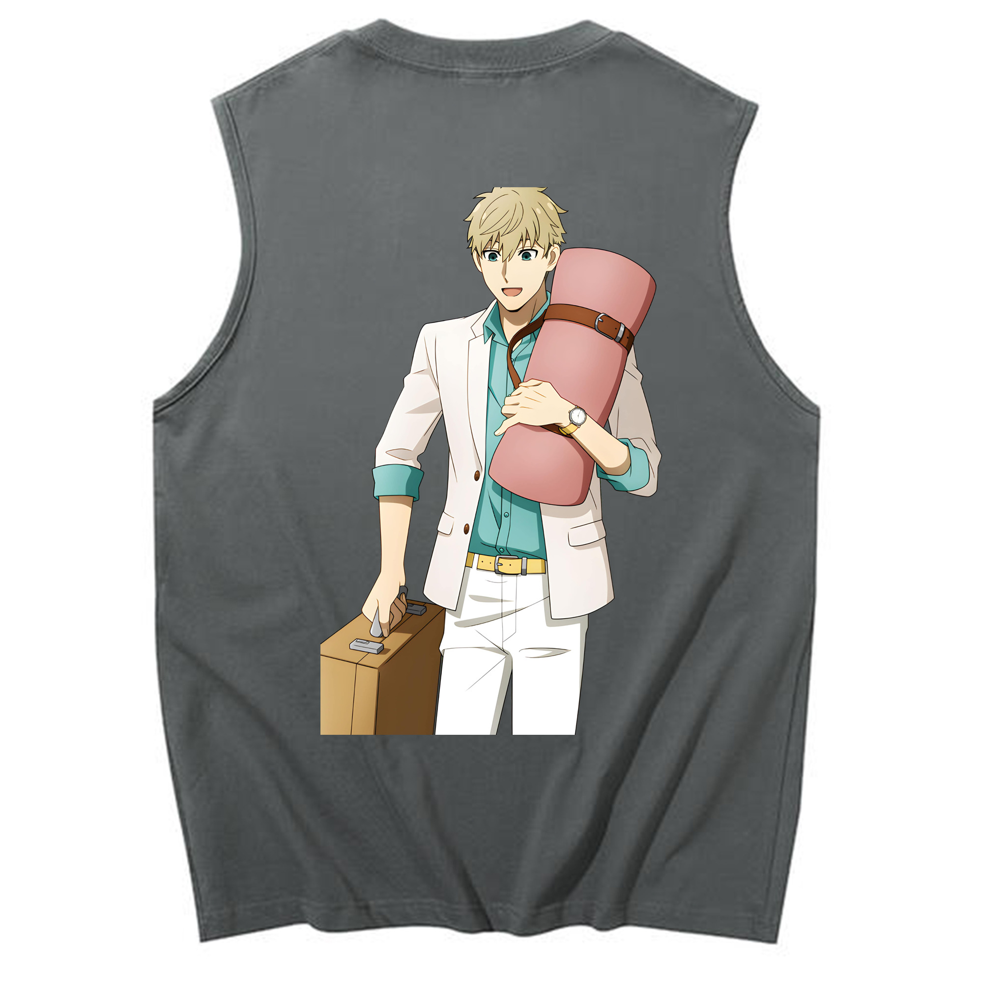 （画像用） SPY×FAMILY间谍家家酒 コットン100％タンクトップ（背面プリント）